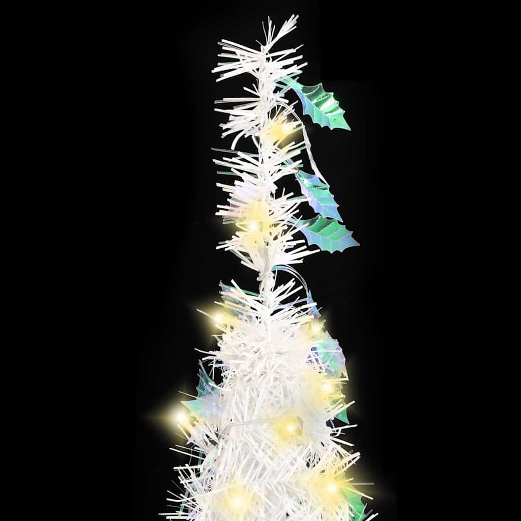 Kunstkerstboom pop-up 200 LED's 210 cm wit is nu te koop bij PeponiXL, paradijselijk wonen!