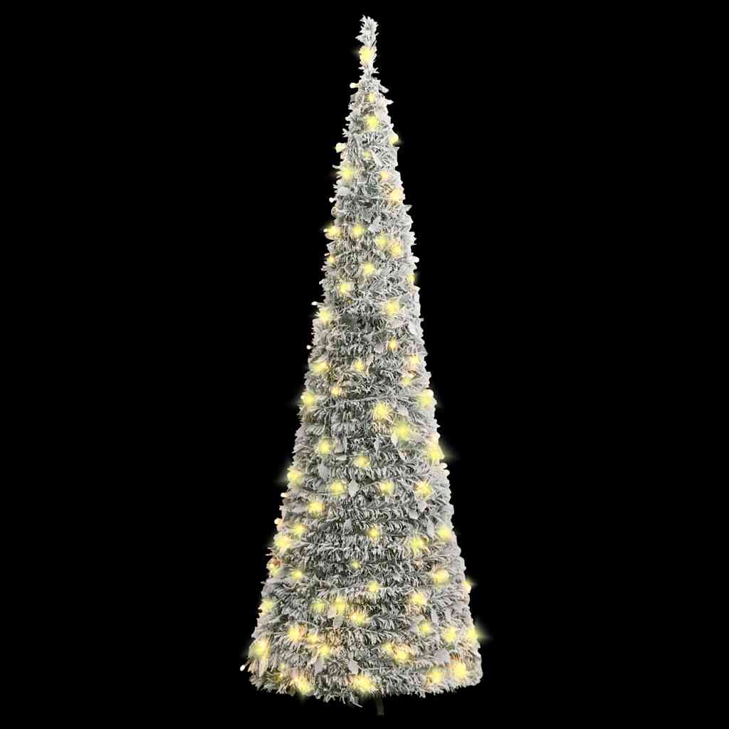 Kunstkerstboom pop-up met sneeuw 150 LED's 180 cm is nu te koop bij PeponiXL, paradijselijk wonen!