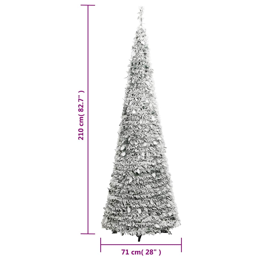 Kunstkerstboom pop-up met sneeuw 200 LED's 210 cm is nu te koop bij PeponiXL, paradijselijk wonen!