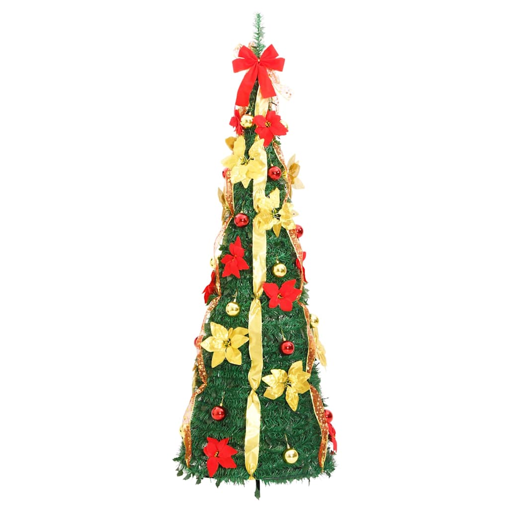 Kunstkerstboom pop-up 100 LED's 150 cm groen is nu te koop bij PeponiXL, paradijselijk wonen!