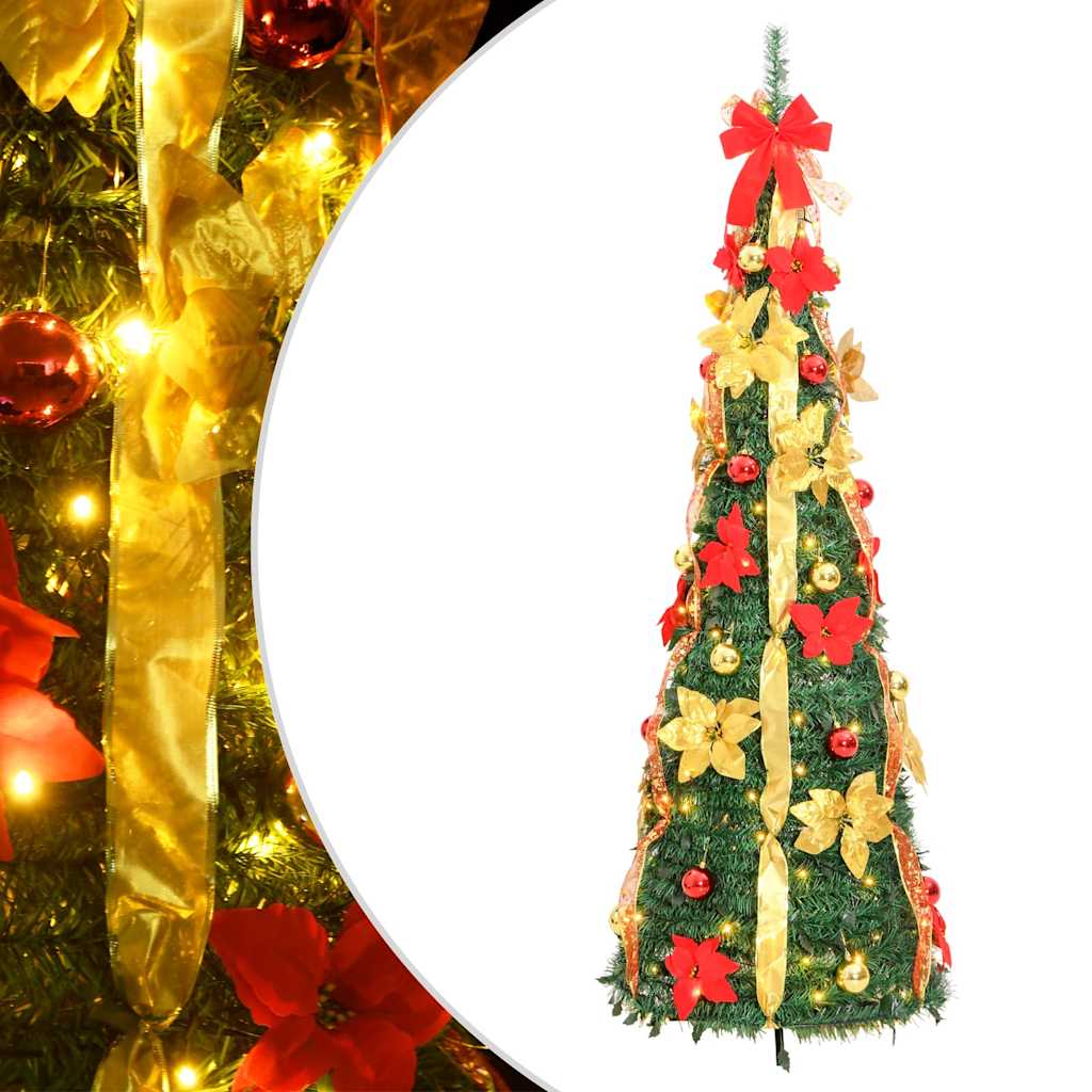 Kunstkerstboom pop-up 150 LED's 180 cm groen is nu te koop bij PeponiXL, paradijselijk wonen!