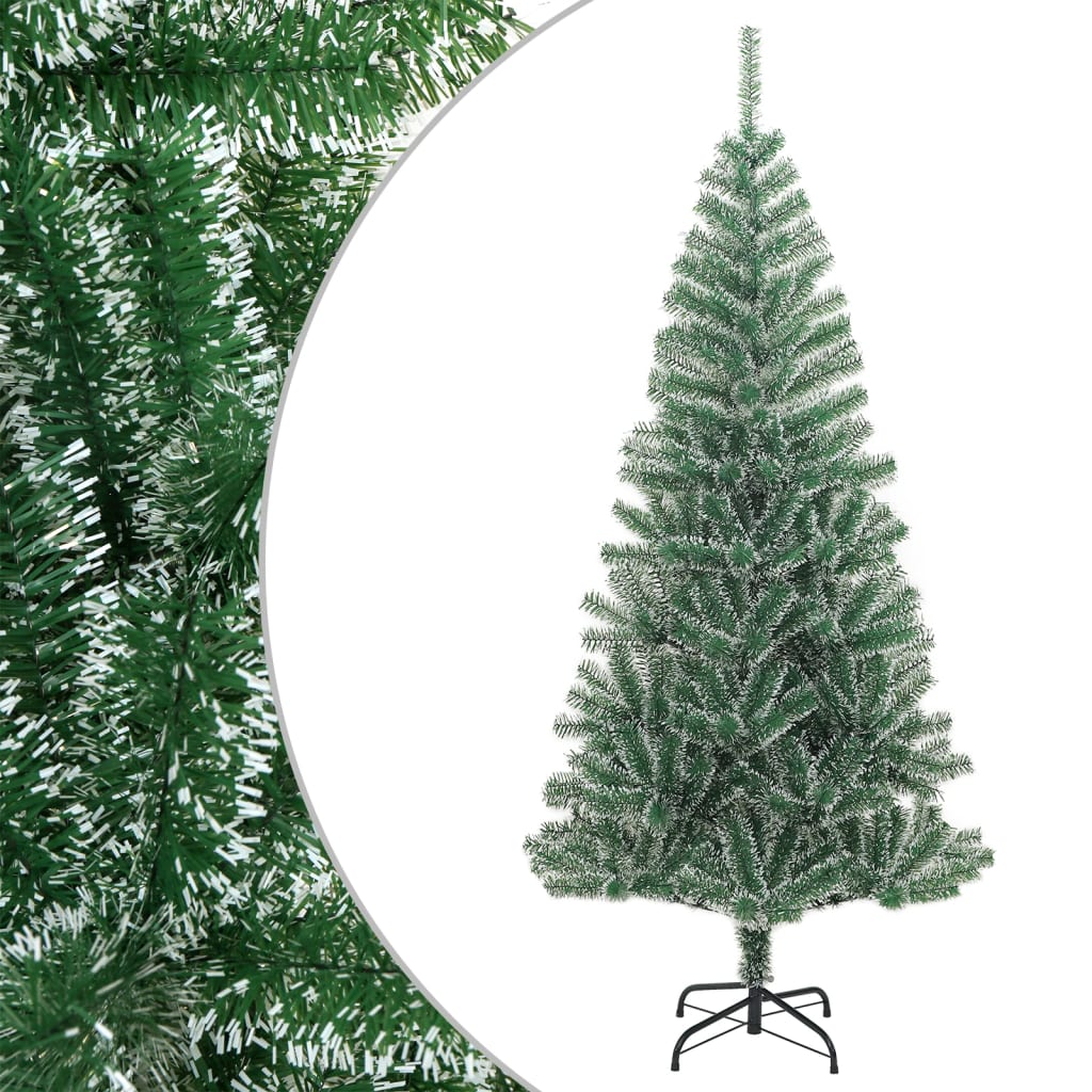 Kunstkerstboom met sneeuw 210 cm groen is nu te koop bij PeponiXL, paradijselijk wonen!