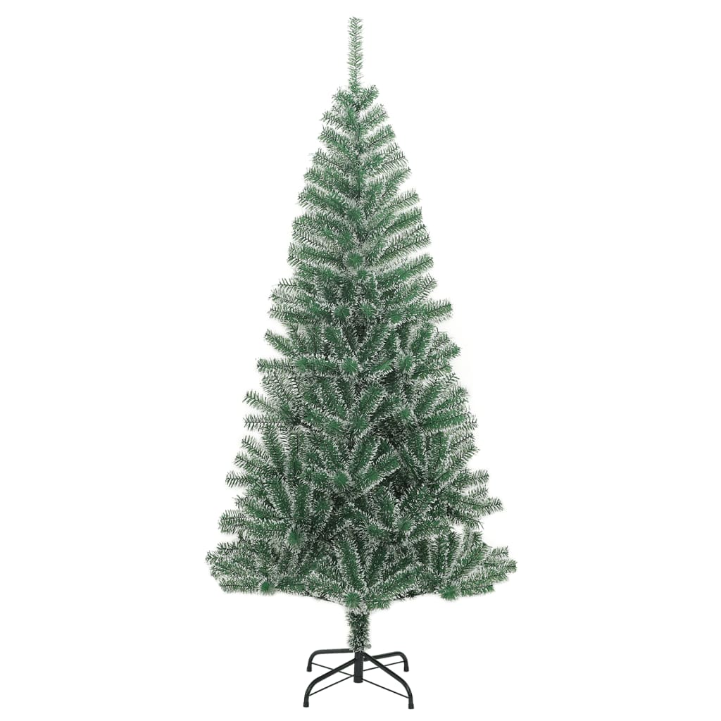 Kunstkerstboom met sneeuw 210 cm groen is nu te koop bij PeponiXL, paradijselijk wonen!