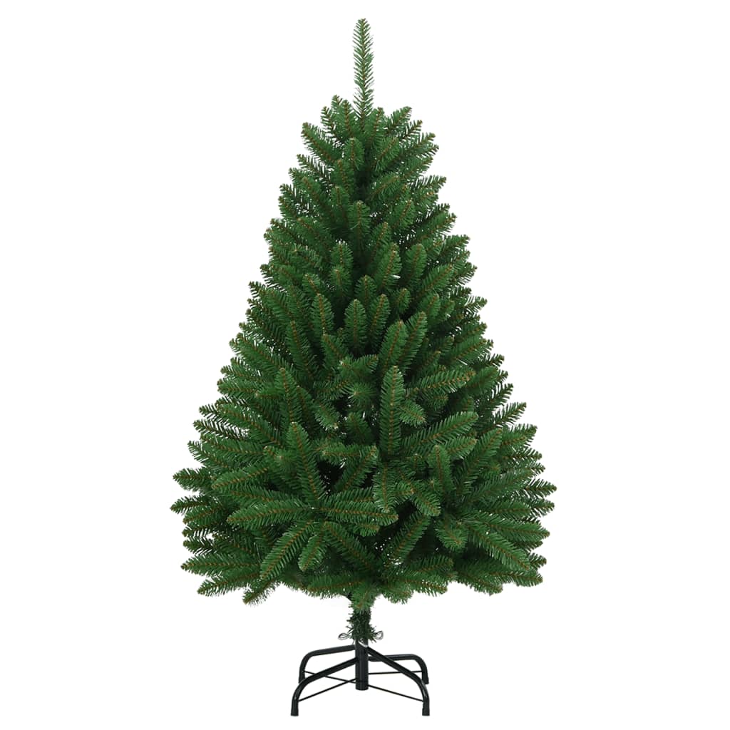 Kunstkerstboom met scharnieren met standaard 120 cm groen is nu te koop bij PeponiXL, paradijselijk wonen!