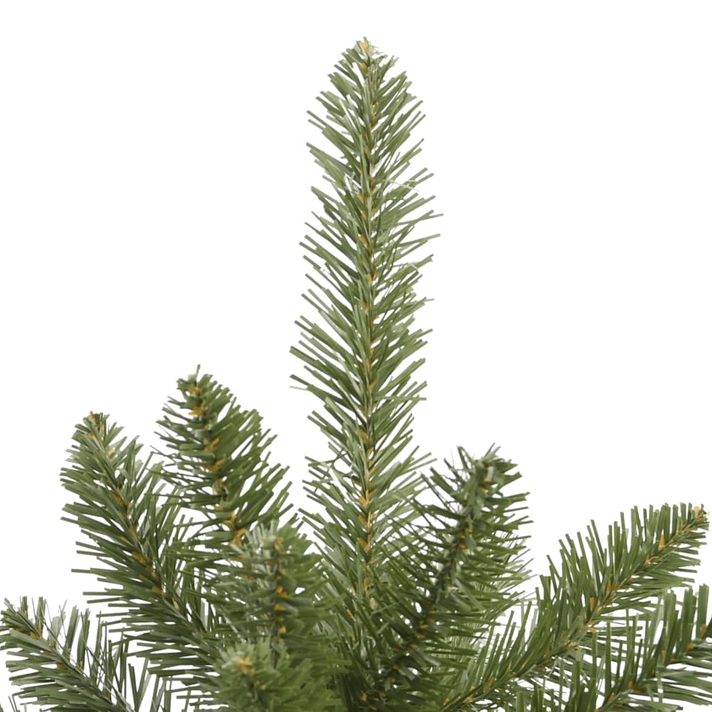 Kunstkerstboom met scharnieren en standaard 210 cm groen is nu te koop bij PeponiXL, paradijselijk wonen!