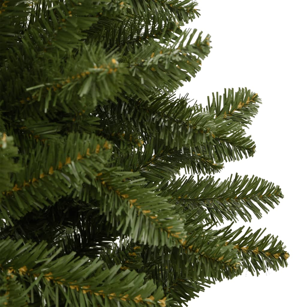 Kunstkerstboom met scharnieren en standaard 210 cm groen is nu te koop bij PeponiXL, paradijselijk wonen!