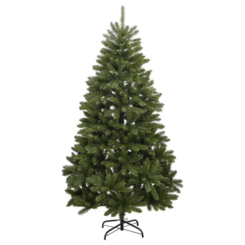 Kunstkerstboom met scharnieren en standaard 240 cm groen is nu te koop bij PeponiXL, paradijselijk wonen!