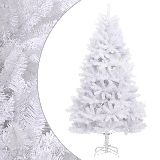 Kunstkerstboom met scharnieren met standaard 210 cm wit is nu te koop bij PeponiXL, paradijselijk wonen!