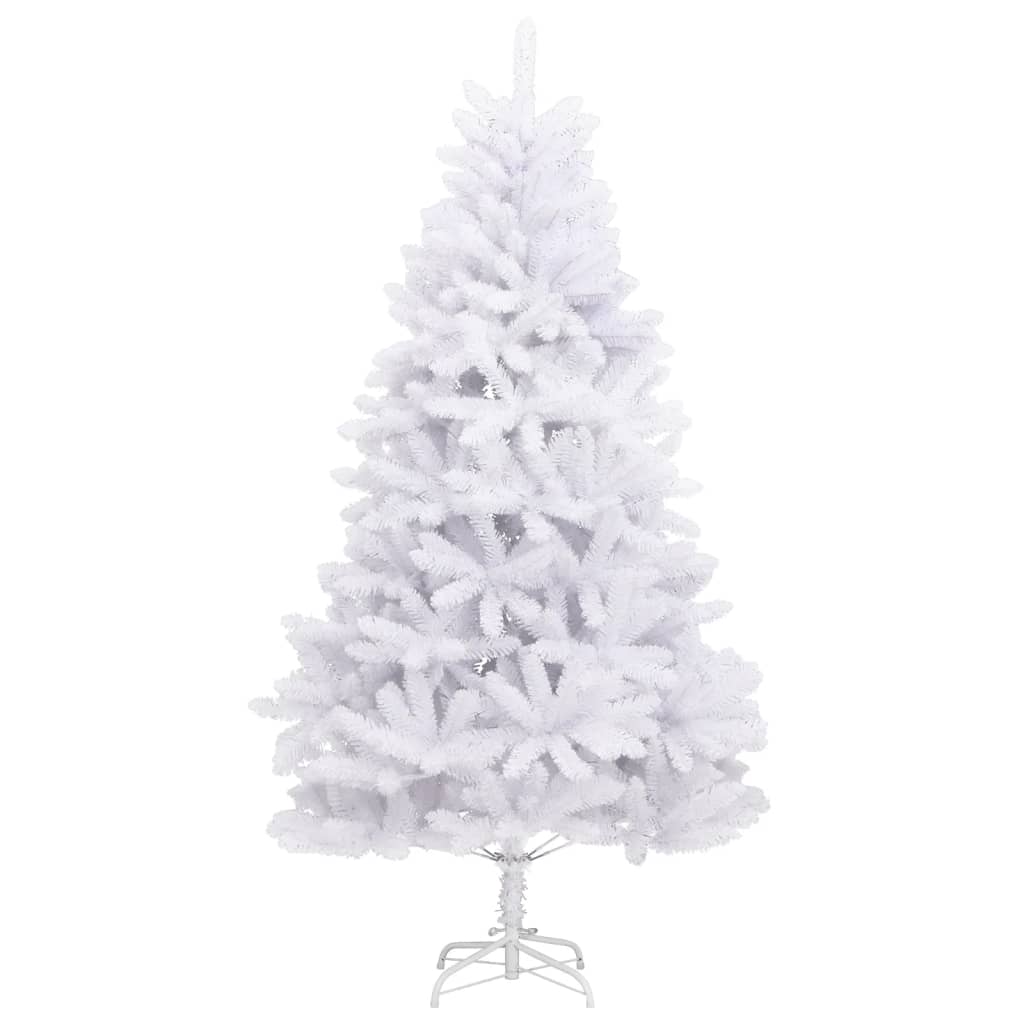 Kunstkerstboom met scharnieren met standaard 210 cm wit is nu te koop bij PeponiXL, paradijselijk wonen!