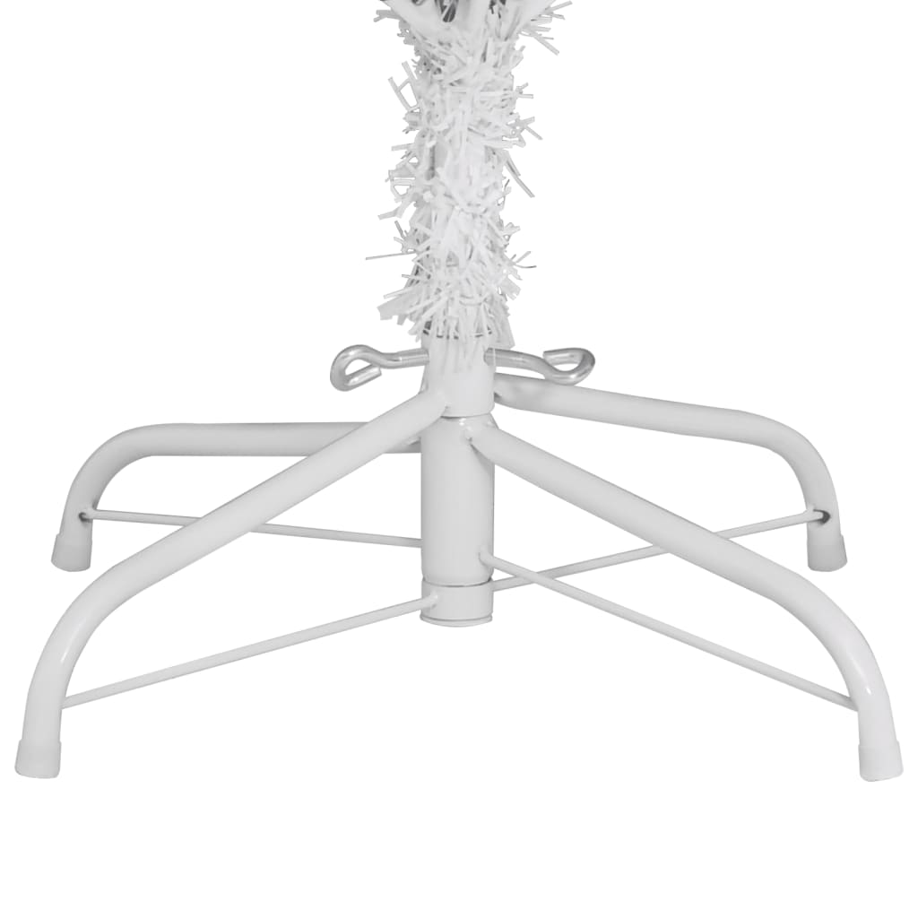 Kunstkerstboom met scharnieren met standaard 210 cm wit is nu te koop bij PeponiXL, paradijselijk wonen!