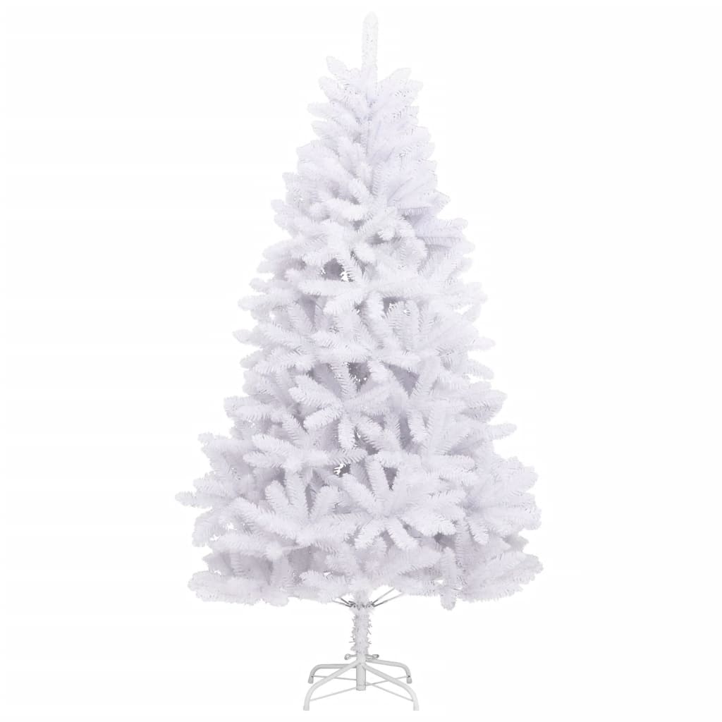 Kunstkerstboom met scharnieren met standaard 240 cm wit is nu te koop bij PeponiXL, paradijselijk wonen!
