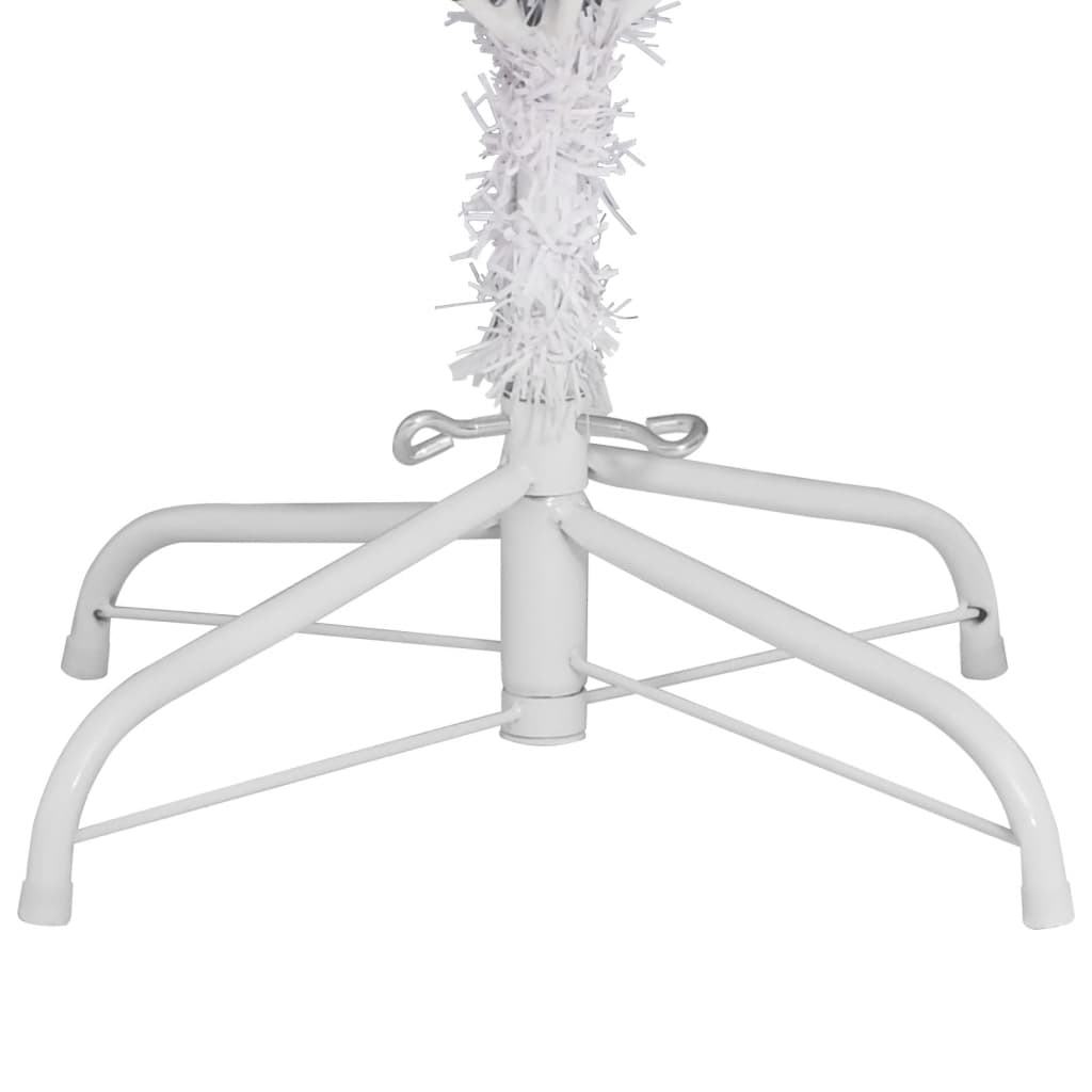 Kunstkerstboom met scharnieren met standaard 240 cm wit is nu te koop bij PeponiXL, paradijselijk wonen!