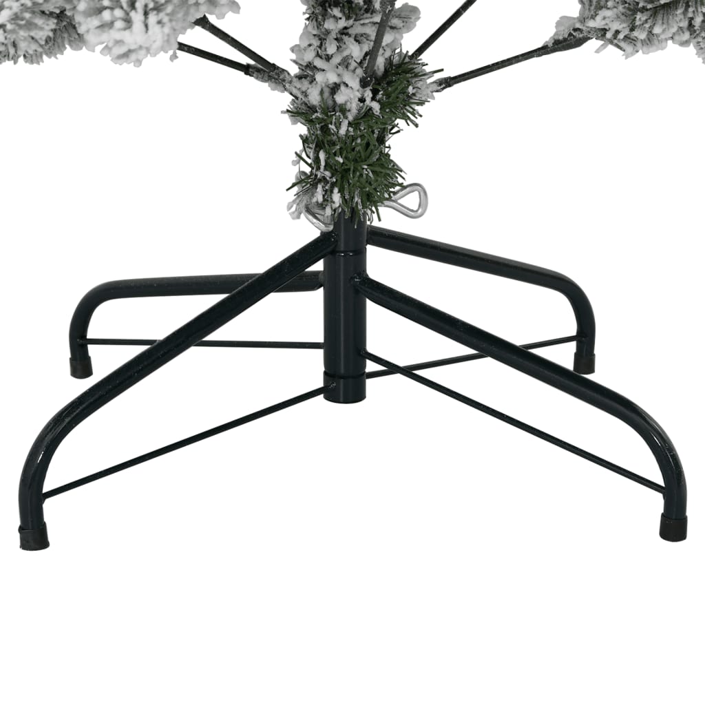 Kunstkerstboom met scharnieren en sneeuw 120 cm is nu te koop bij PeponiXL, paradijselijk wonen!