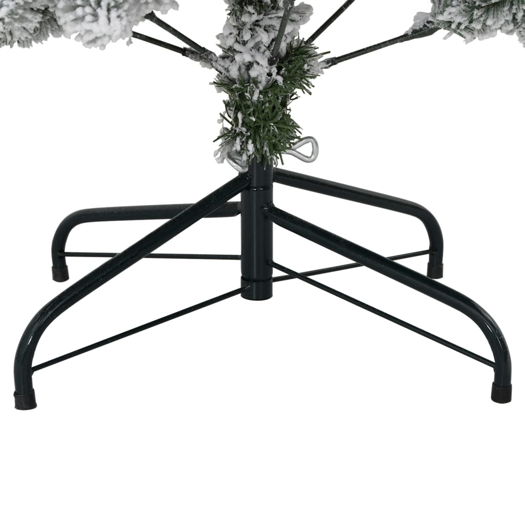 Kunstkerstboom met scharnieren en sneeuw 150 cm is nu te koop bij PeponiXL, paradijselijk wonen!
