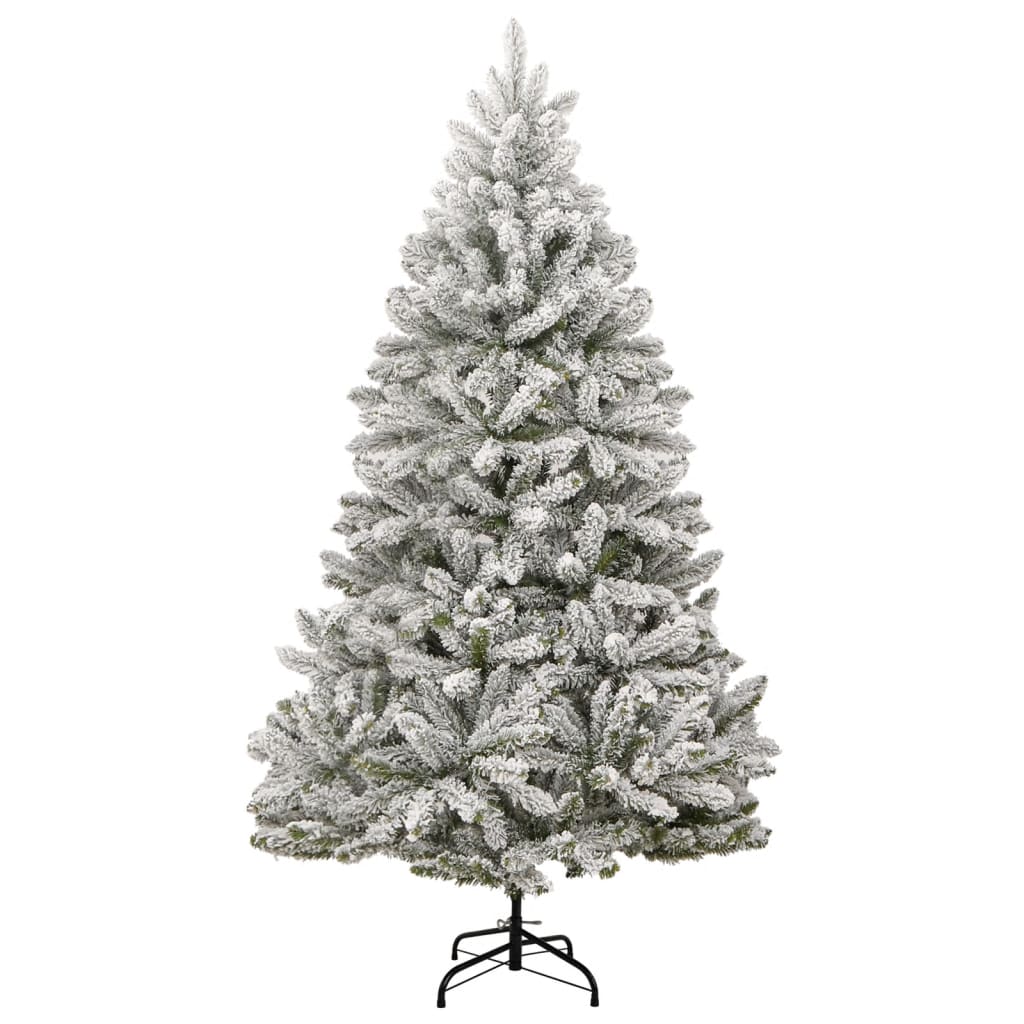 Kunstkerstboom met scharnieren en sneeuw 210 cm is nu te koop bij PeponiXL, paradijselijk wonen!