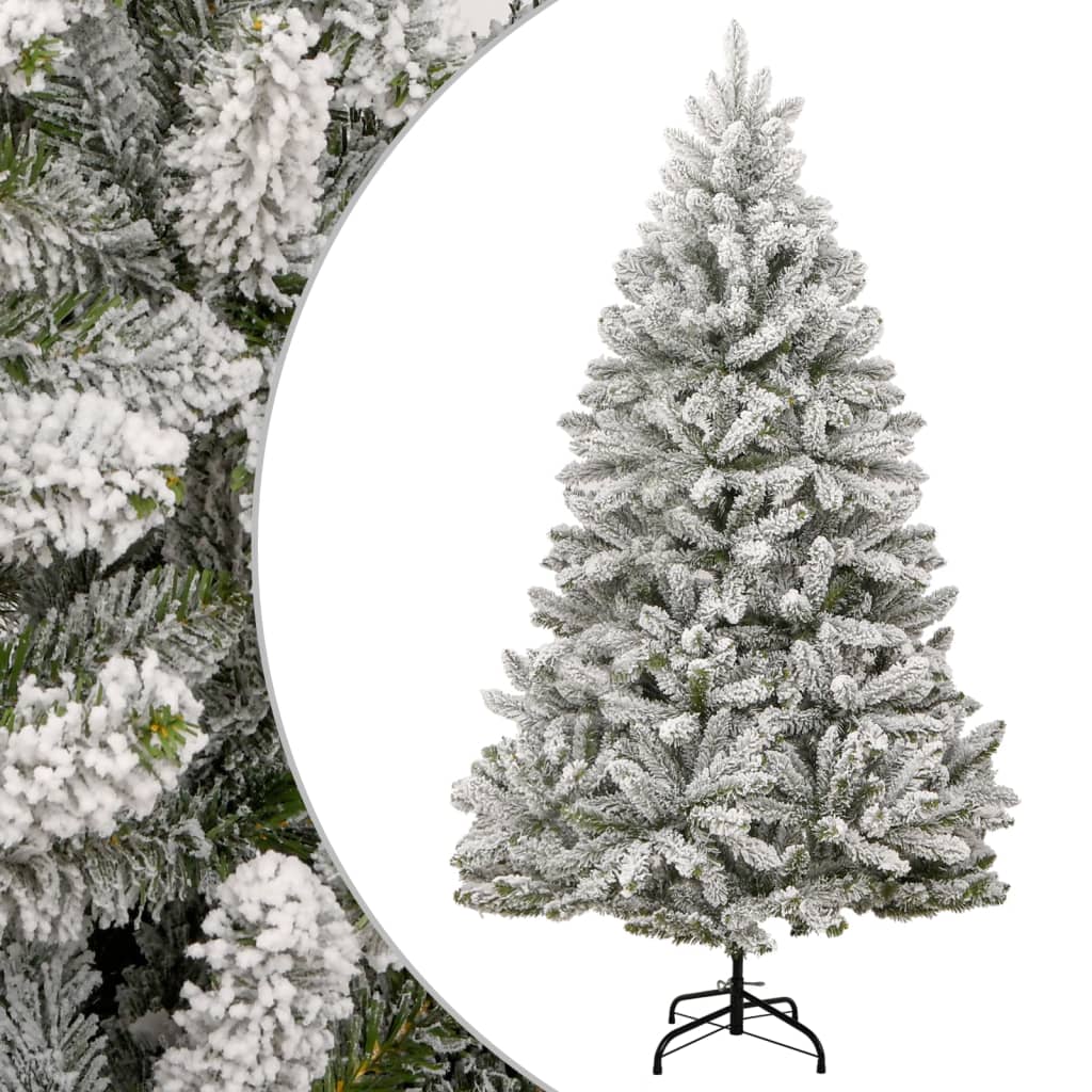 Kunstkerstboom met scharnieren en sneeuw 240 cm is nu te koop bij PeponiXL, paradijselijk wonen!