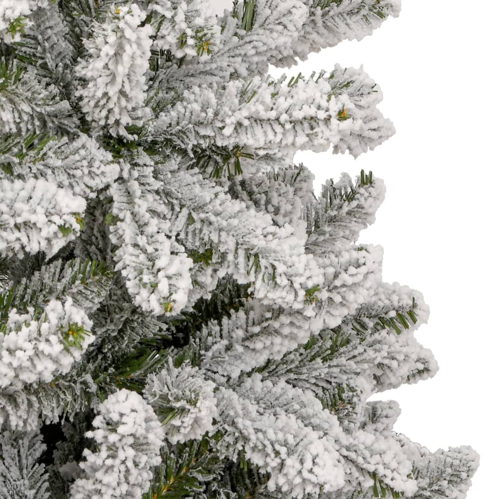 Kunstkerstboom met scharnieren en sneeuw 240 cm is nu te koop bij PeponiXL, paradijselijk wonen!
