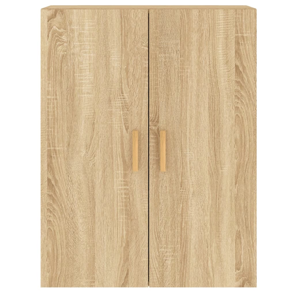 Hangkasten 2 st bewerkt hout sonoma eikenkleurig is nu te koop bij PeponiXL, paradijselijk wonen!