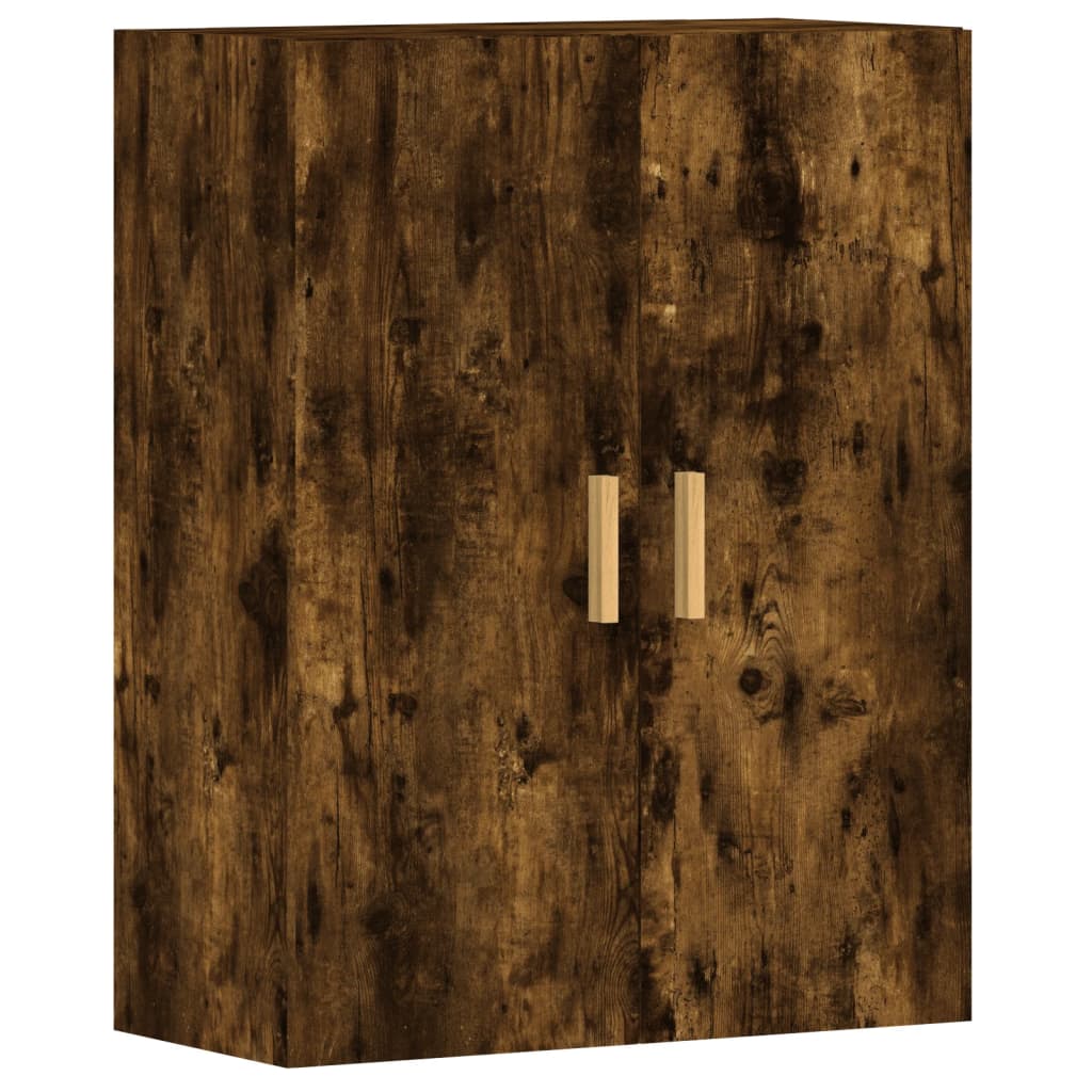 Hangkasten 2 st bewerkt hout gerookt eikenkleurig is nu te koop bij PeponiXL, paradijselijk wonen!