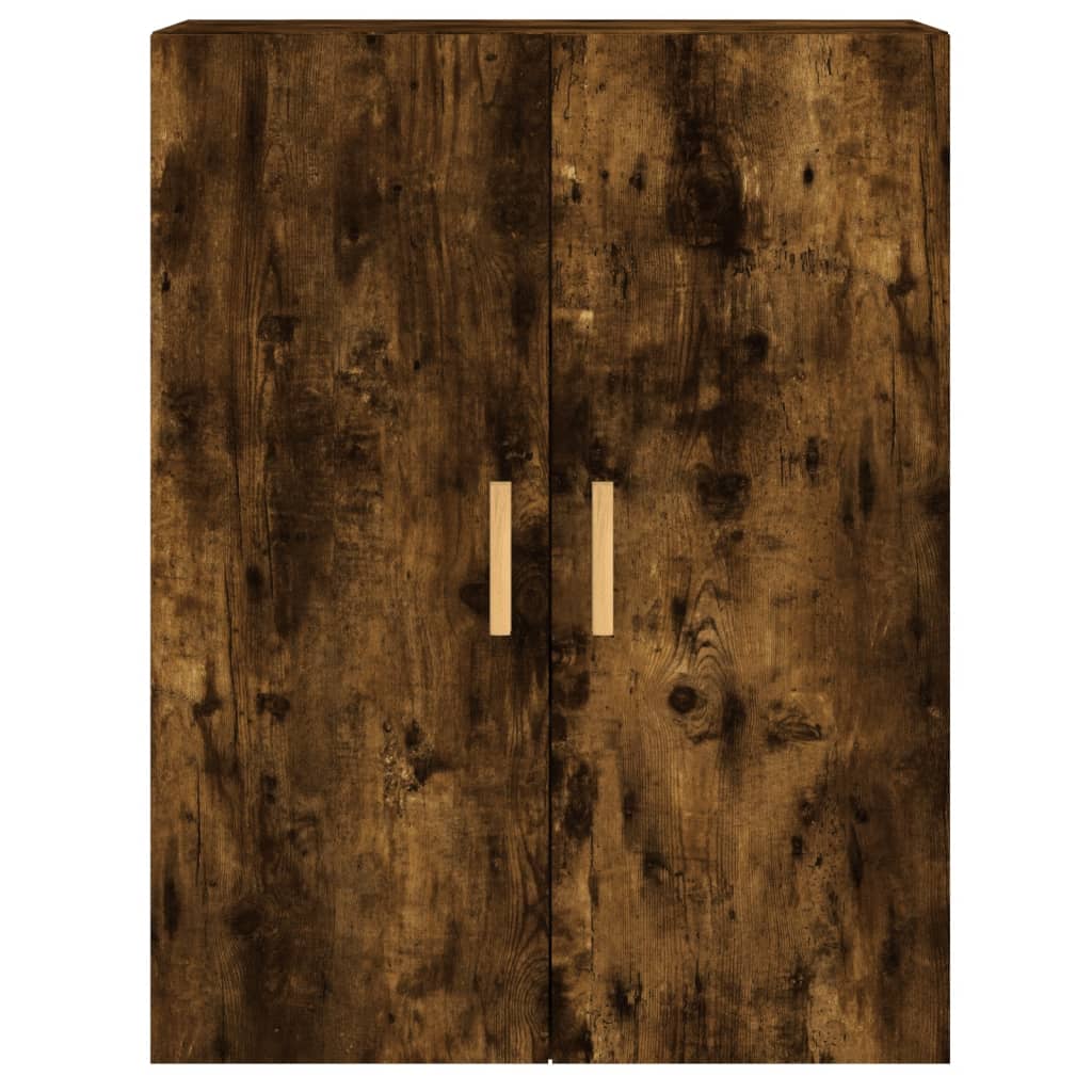 Hangkasten 2 st bewerkt hout gerookt eikenkleurig is nu te koop bij PeponiXL, paradijselijk wonen!