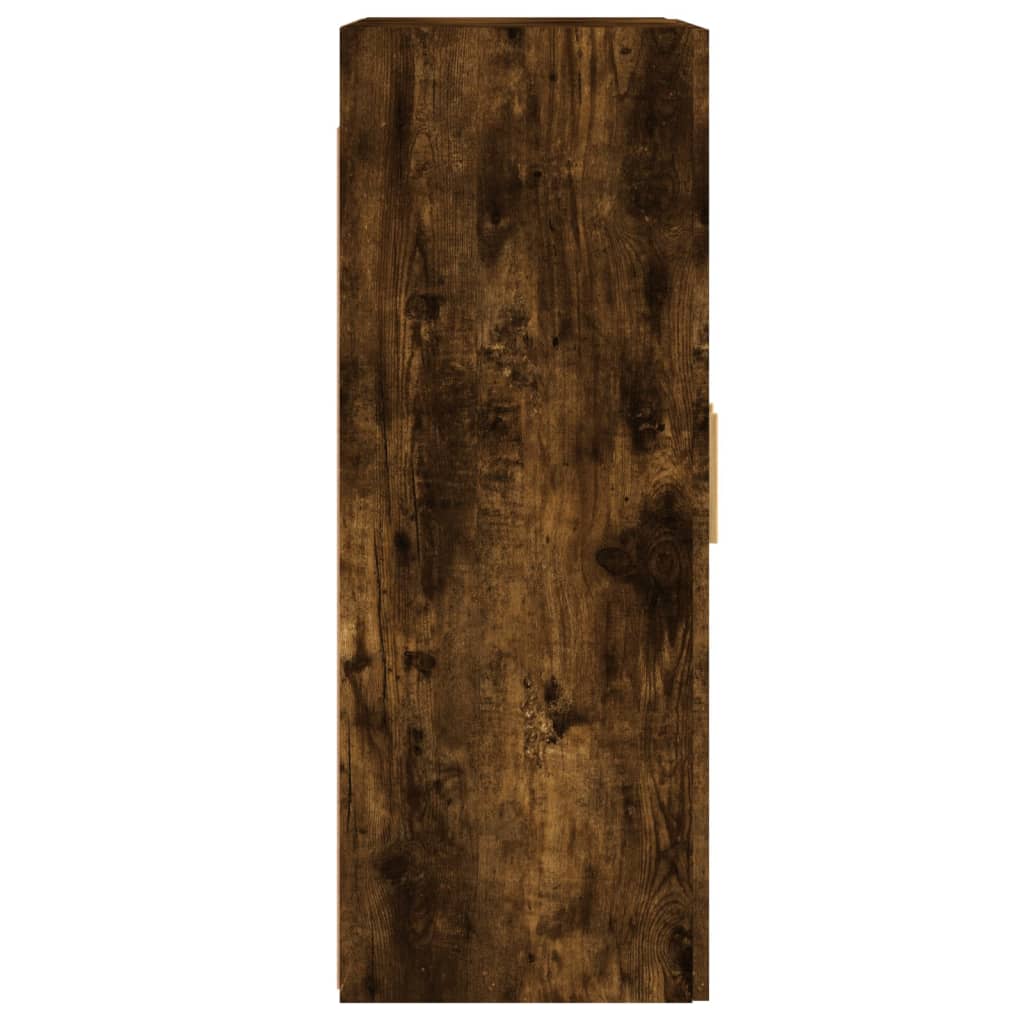 Hangkasten 2 st bewerkt hout gerookt eikenkleurig is nu te koop bij PeponiXL, paradijselijk wonen!