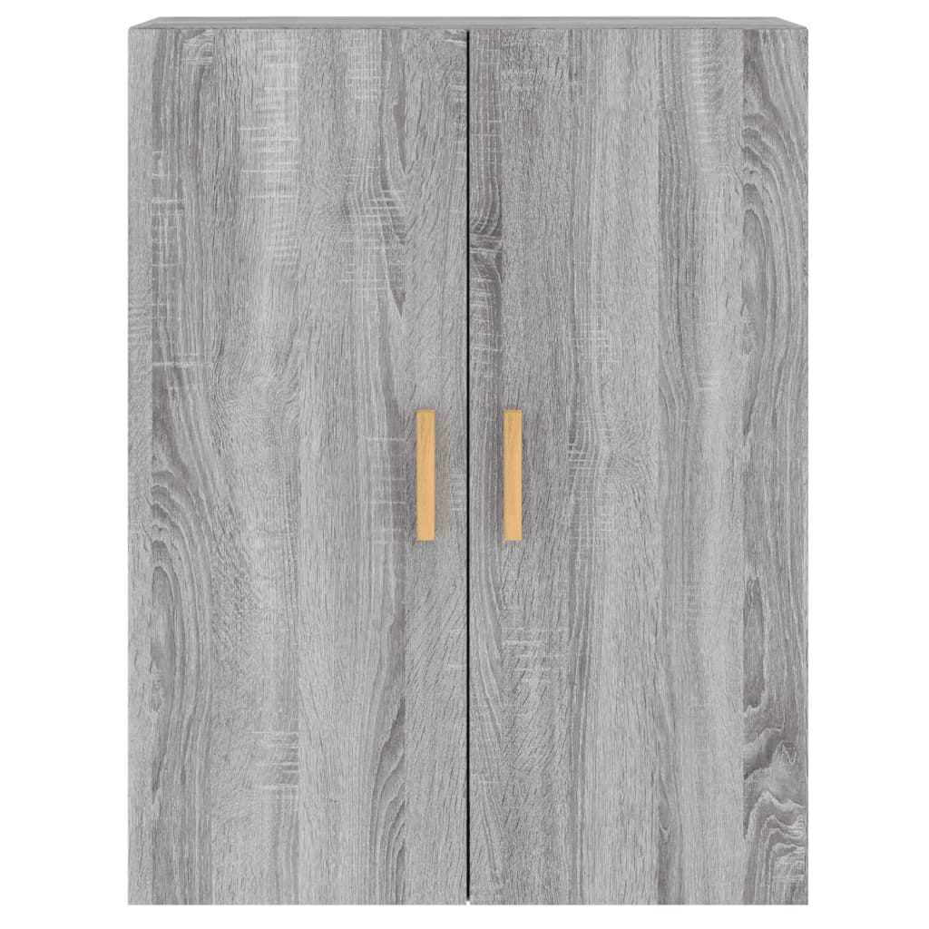 Hangkasten 2 st bewerkt hout grijs sonoma eikenkleurig is nu te koop bij PeponiXL, paradijselijk wonen!