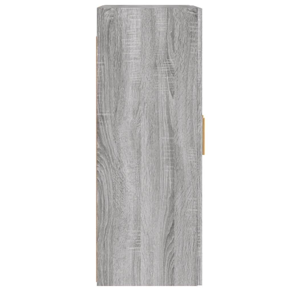 Hangkasten 2 st bewerkt hout grijs sonoma eikenkleurig is nu te koop bij PeponiXL, paradijselijk wonen!