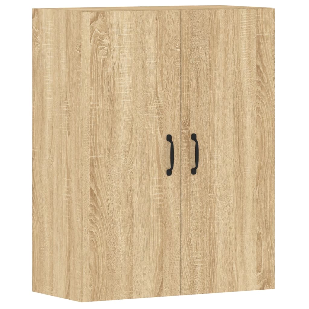 Hangkasten 2 st bewerkt hout sonoma eikenkleurig is nu te koop bij PeponiXL, paradijselijk wonen!