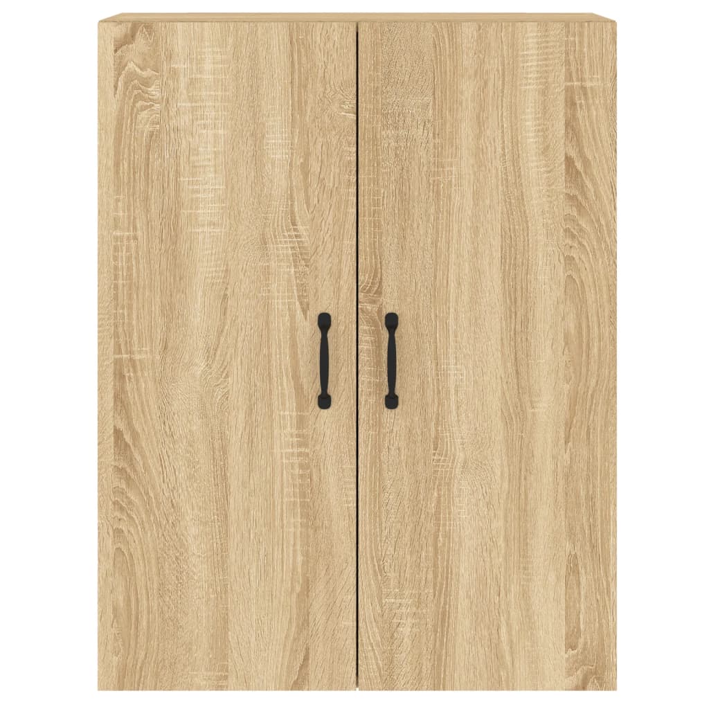 Hangkasten 2 st bewerkt hout sonoma eikenkleurig is nu te koop bij PeponiXL, paradijselijk wonen!