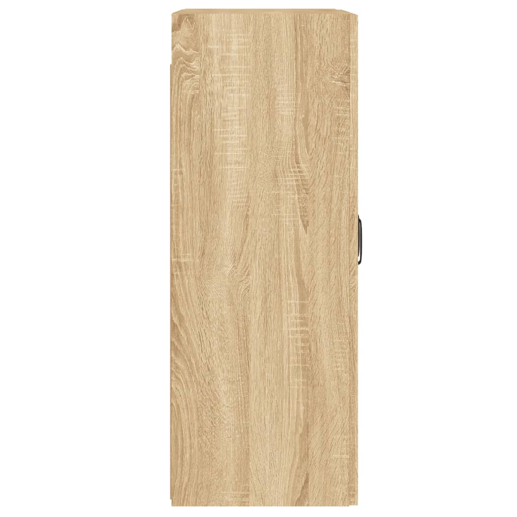 Hangkasten 2 st bewerkt hout sonoma eikenkleurig is nu te koop bij PeponiXL, paradijselijk wonen!