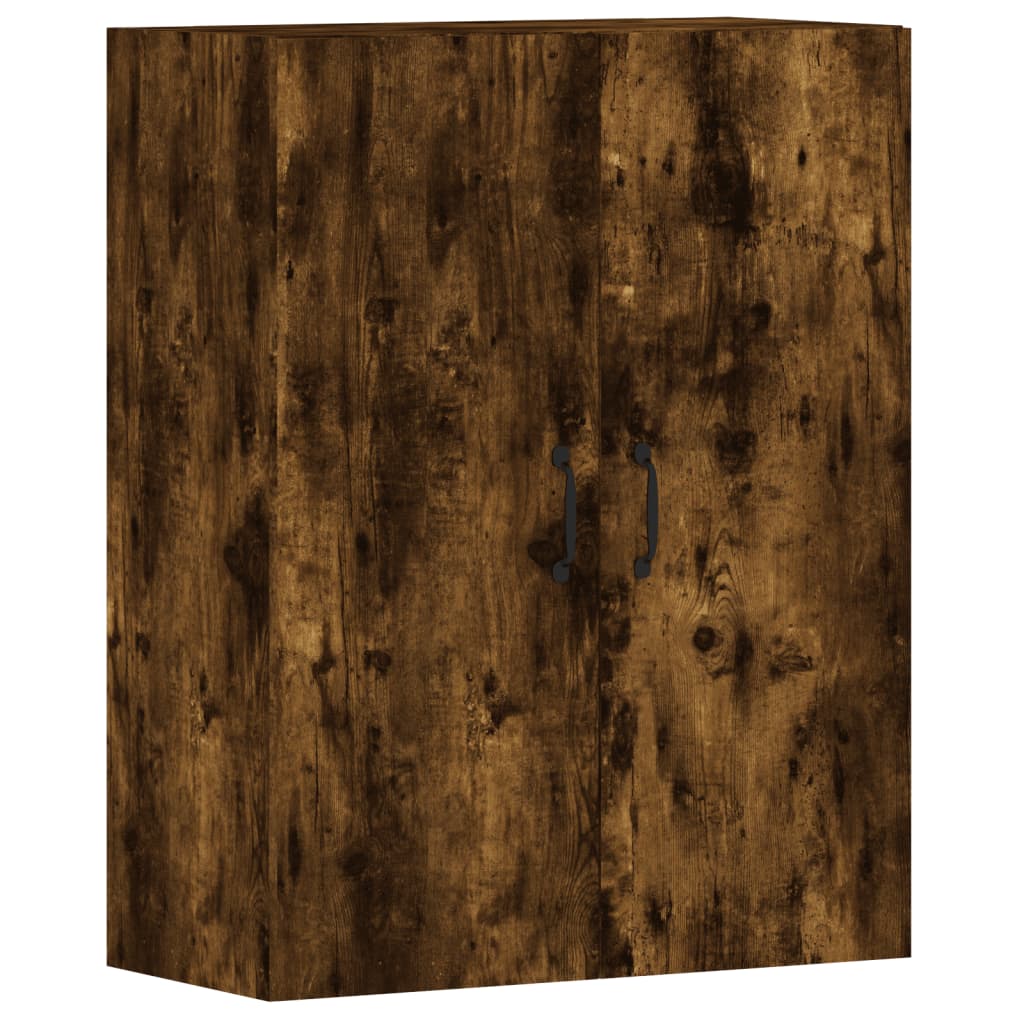 Hangkasten 2 st bewerkt hout gerookt eikenkleurig is nu te koop bij PeponiXL, paradijselijk wonen!