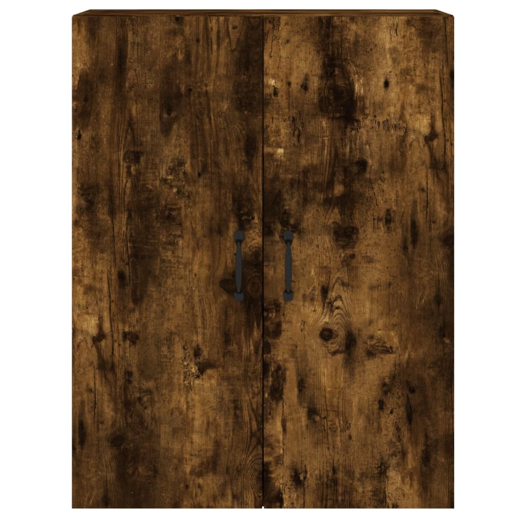 Hangkasten 2 st bewerkt hout gerookt eikenkleurig is nu te koop bij PeponiXL, paradijselijk wonen!