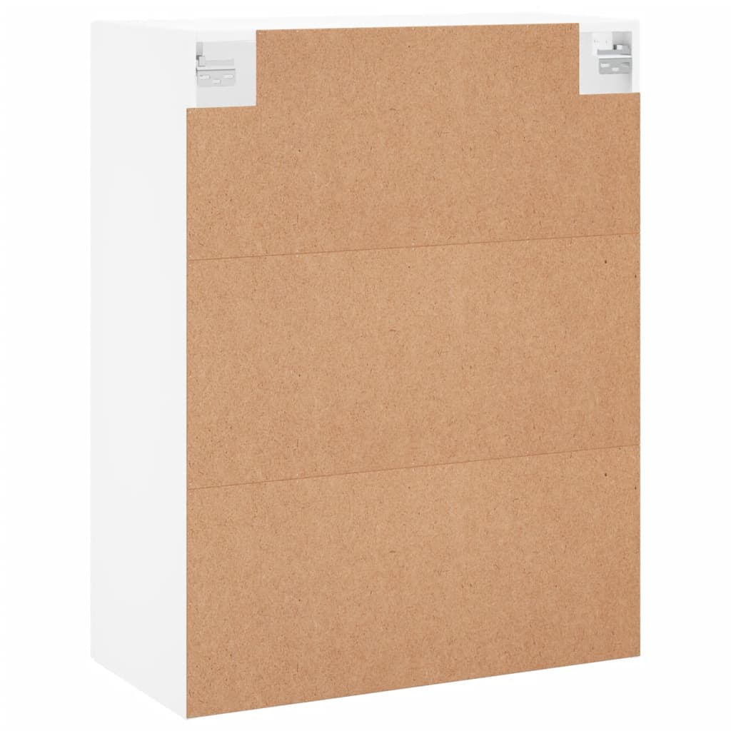 Hangkasten 2 st bewerkt hout wit is nu te koop bij PeponiXL, paradijselijk wonen!