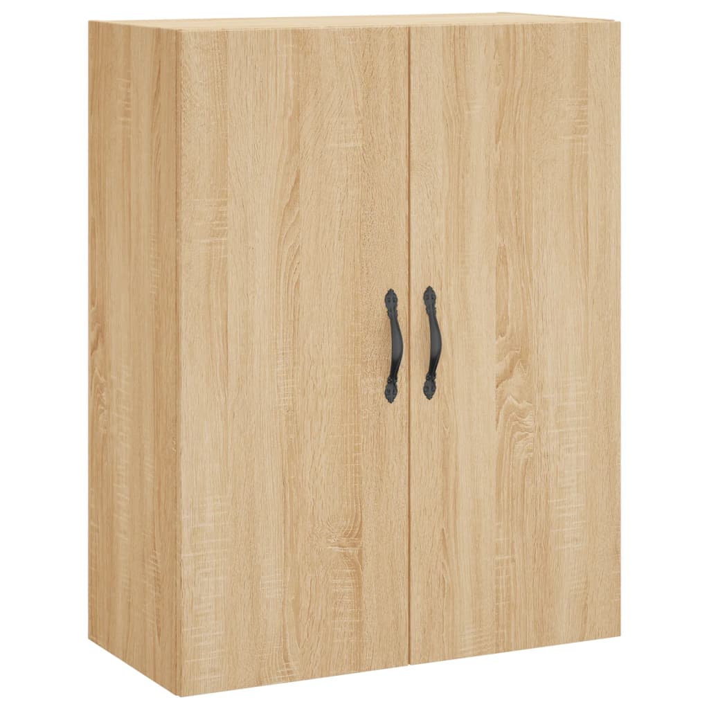 Hangkasten 2 st bewerkt hout sonoma eikenkleurig is nu te koop bij PeponiXL, paradijselijk wonen!