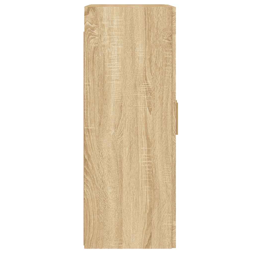 Hangkasten 2 st bewerkt hout sonoma eikenkleurig is nu te koop bij PeponiXL, paradijselijk wonen!