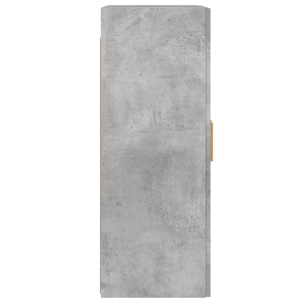 Hangkasten 2 st bewerkt hout betongrijs is nu te koop bij PeponiXL, paradijselijk wonen!