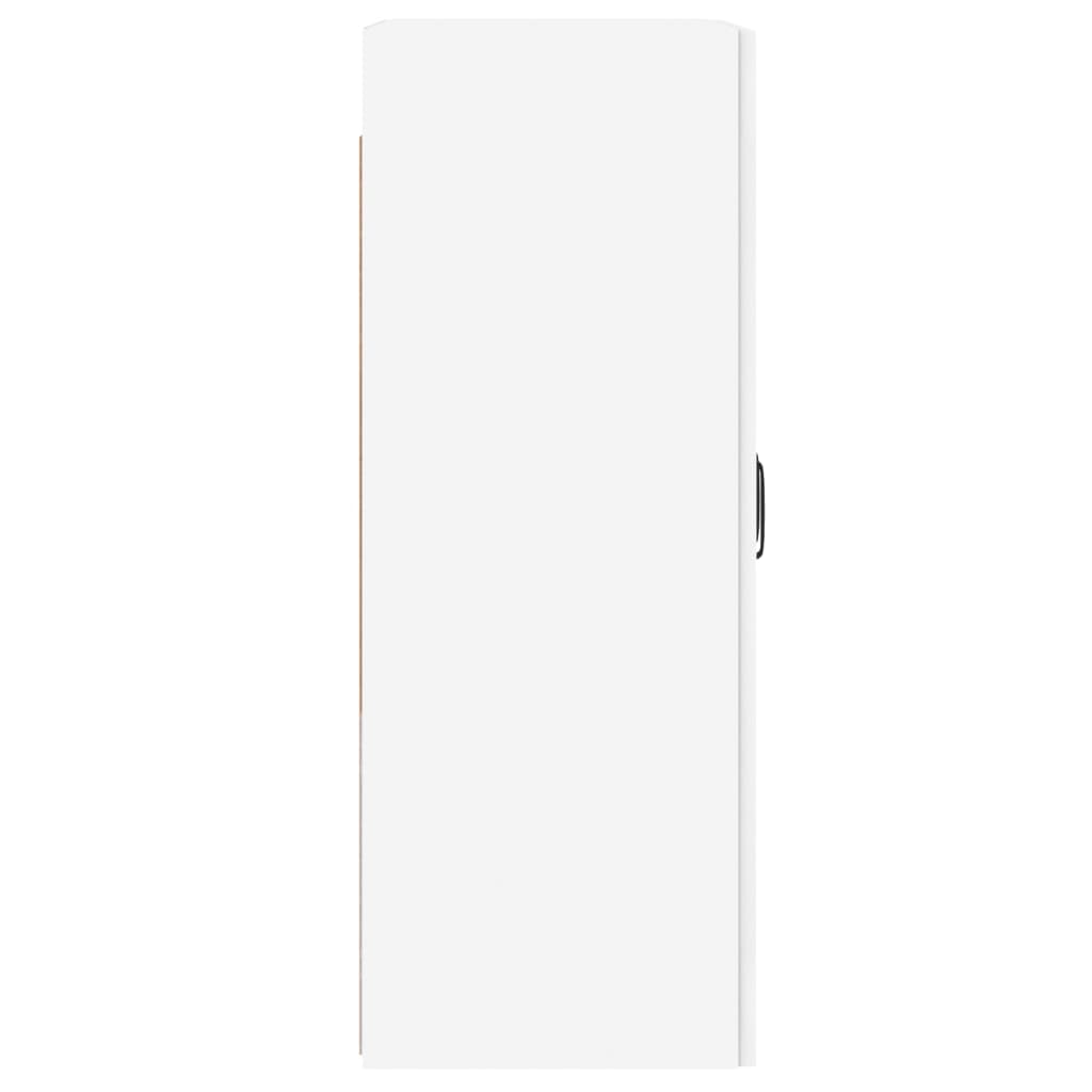 Hangkasten 2 st bewerkt hout wit is nu te koop bij PeponiXL, paradijselijk wonen!