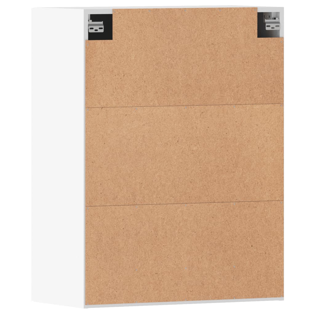 Hangkasten 2 st bewerkt hout wit is nu te koop bij PeponiXL, paradijselijk wonen!