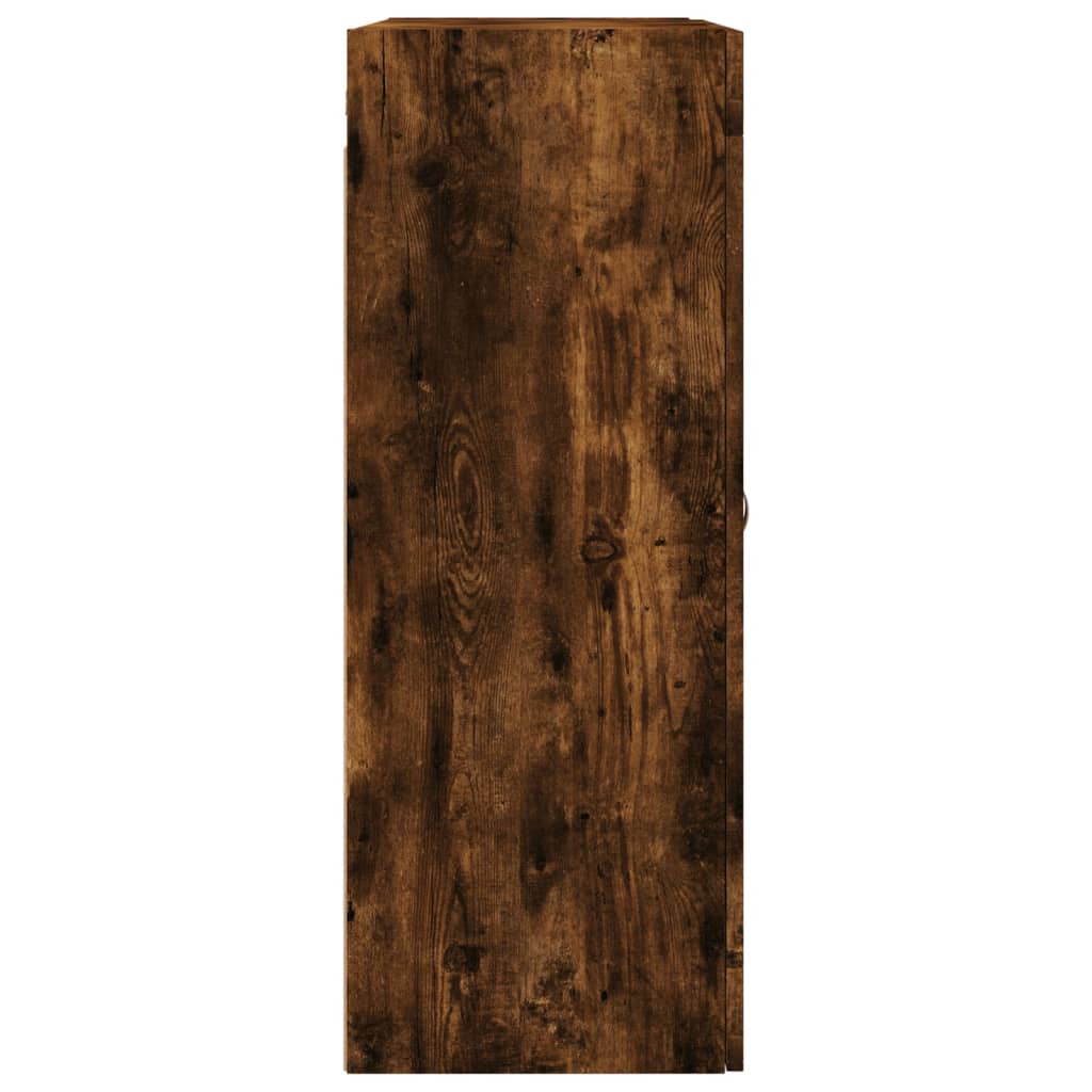 Hangkasten 2 st bewerkt hout gerookt eikenkleurig is nu te koop bij PeponiXL, paradijselijk wonen!