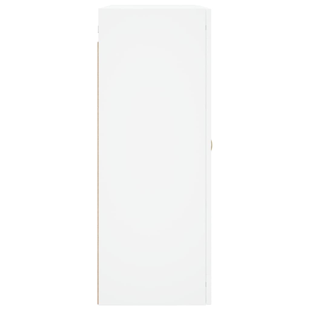Hangkasten 2 st bewerkt hout wit is nu te koop bij PeponiXL, paradijselijk wonen!