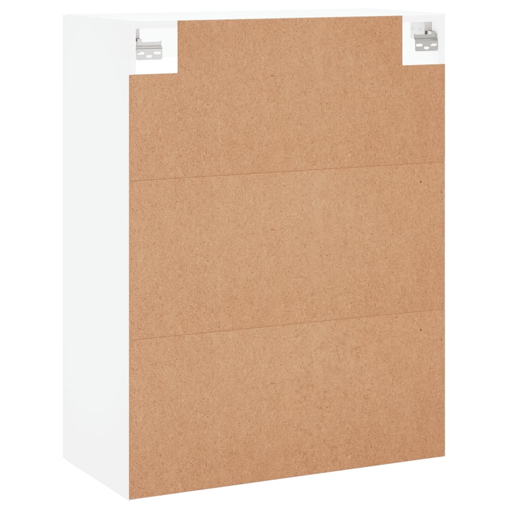 Hangkasten 2 st bewerkt hout wit is nu te koop bij PeponiXL, paradijselijk wonen!