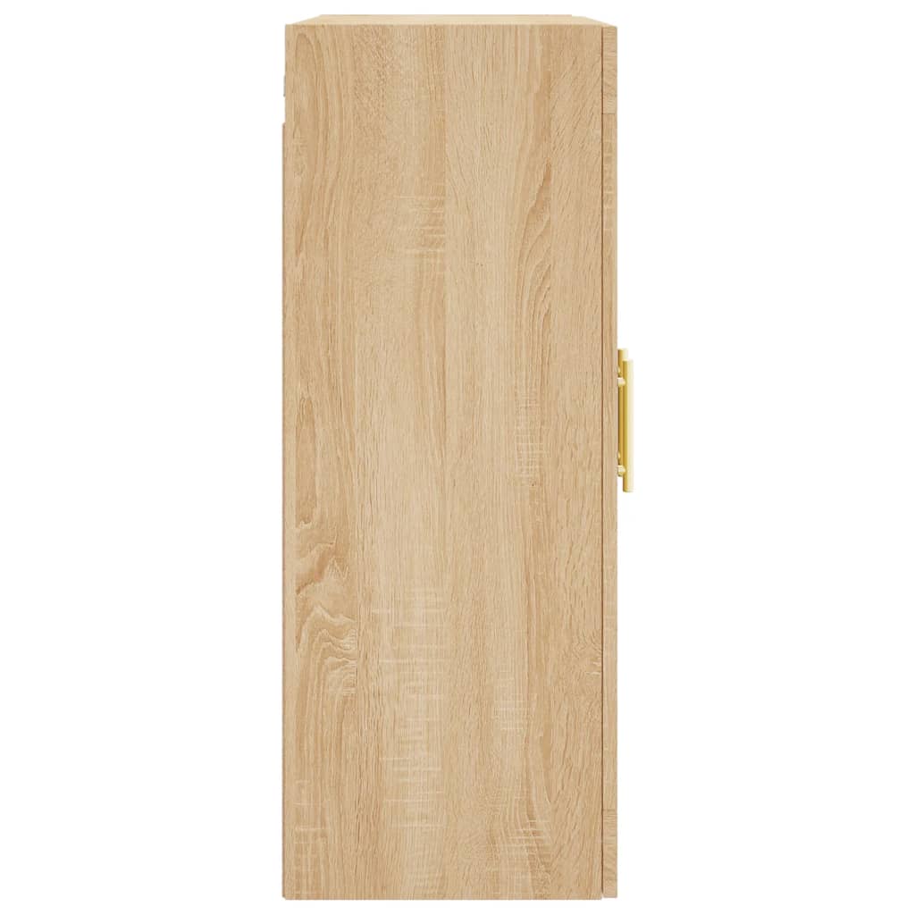Hangkasten 2 st bewerkt hout sonoma eikenkleurig is nu te koop bij PeponiXL, paradijselijk wonen!