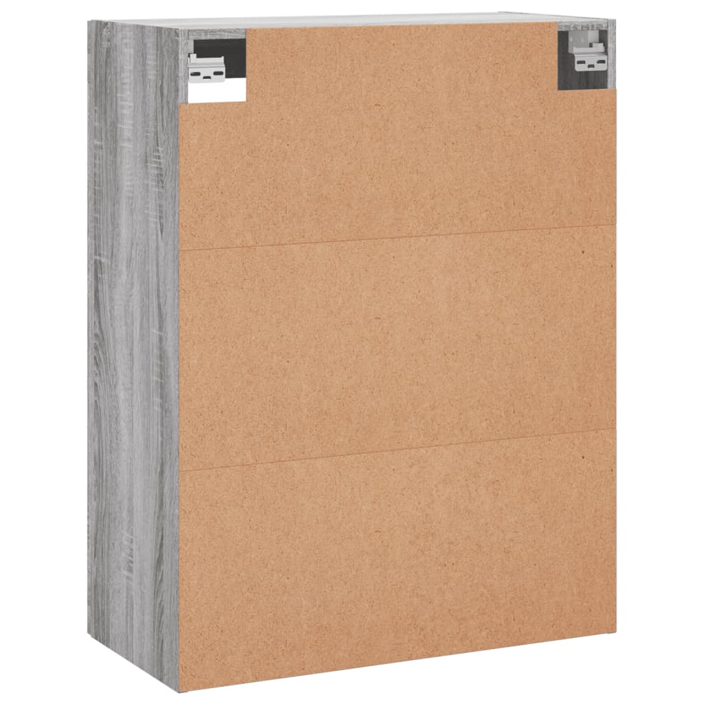 Hangkasten 2 st bewerkt hout grijs sonoma eikenkleurig is nu te koop bij PeponiXL, paradijselijk wonen!