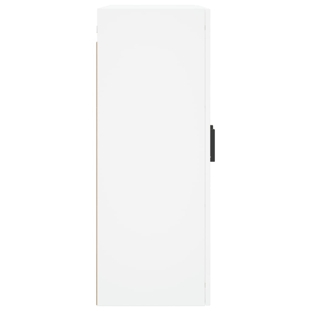 Hangkasten 2 st bewerkt hout wit is nu te koop bij PeponiXL, paradijselijk wonen!