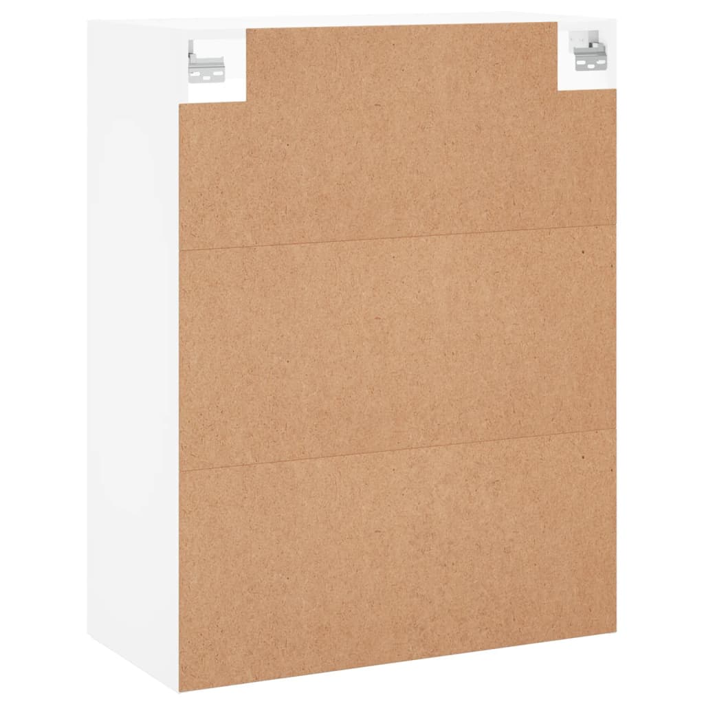 Hangkasten 2 st bewerkt hout wit is nu te koop bij PeponiXL, paradijselijk wonen!