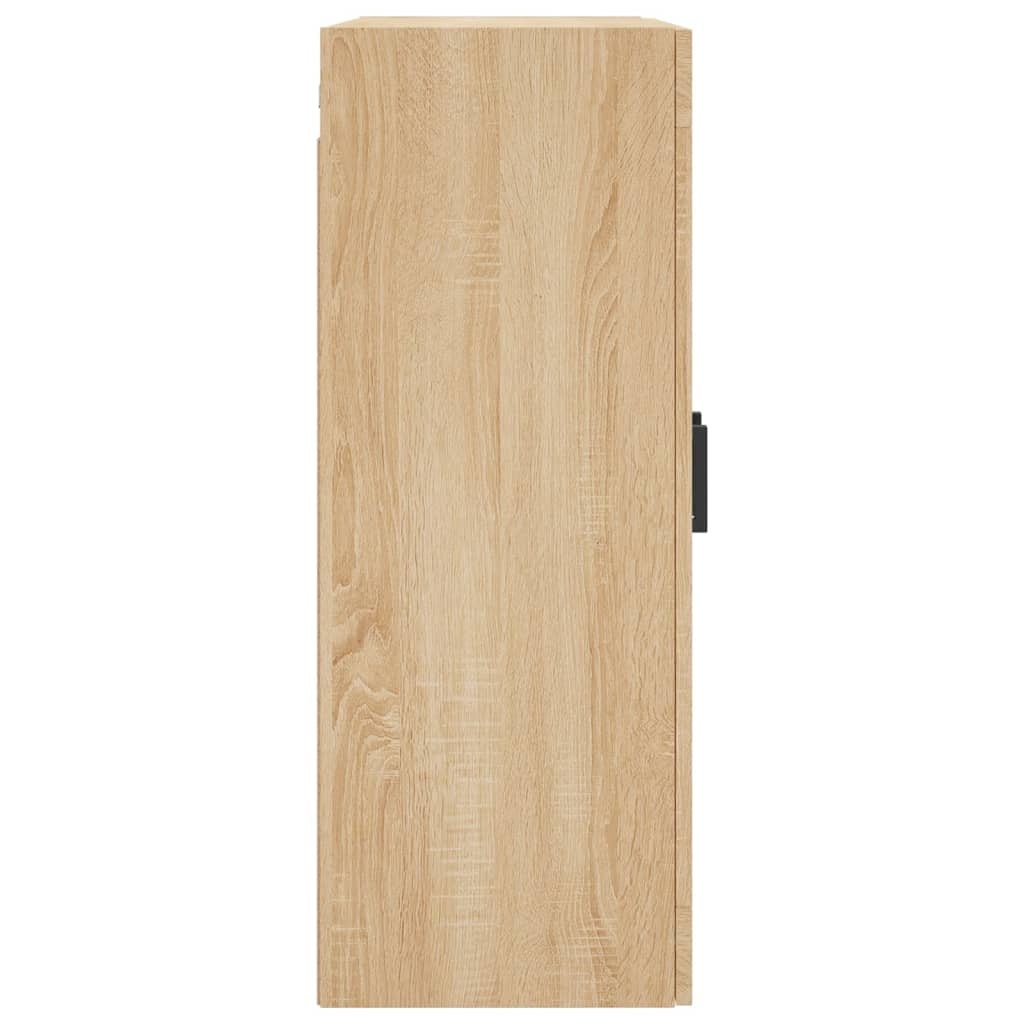 Hangkasten 2 st bewerkt hout sonoma eikenkleurig is nu te koop bij PeponiXL, paradijselijk wonen!