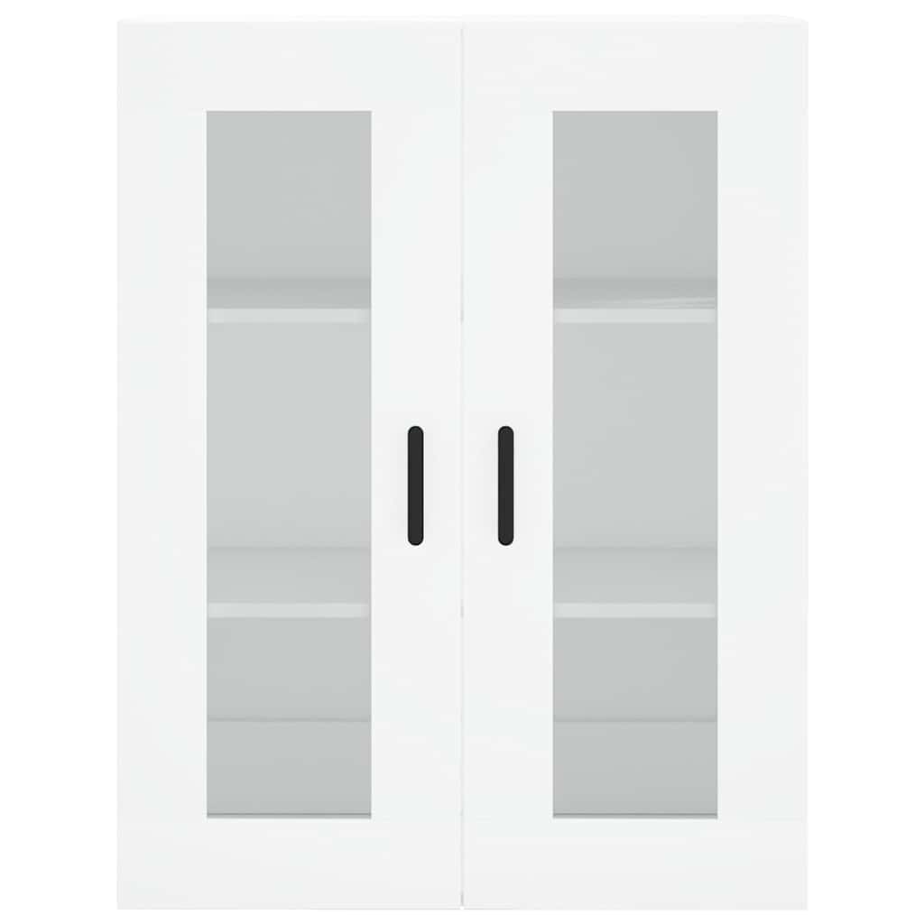 Hangkasten 2 st bewerkt hout wit is nu te koop bij PeponiXL, paradijselijk wonen!