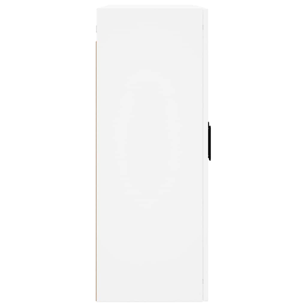 Hangkasten 2 st bewerkt hout wit is nu te koop bij PeponiXL, paradijselijk wonen!