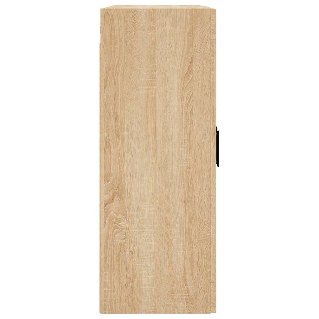 Hangkasten 2 st bewerkt hout sonoma eikenkleurig is nu te koop bij PeponiXL, paradijselijk wonen!