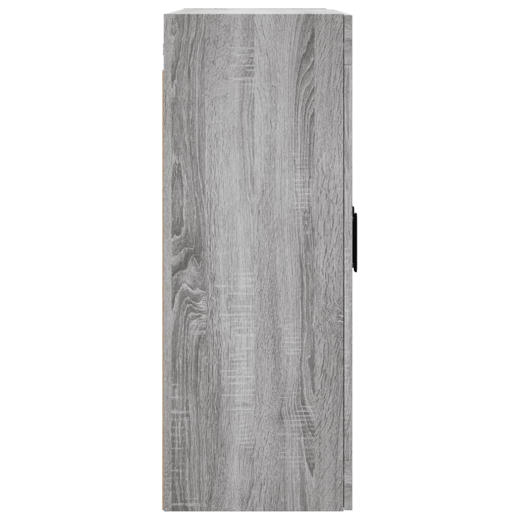 Hangkasten 2 st bewerkt hout grijs sonoma eikenkleurig is nu te koop bij PeponiXL, paradijselijk wonen!
